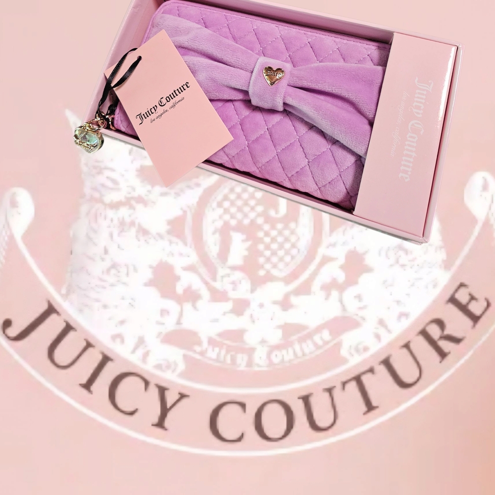 Juicy Couture Violet Quilted Clutch